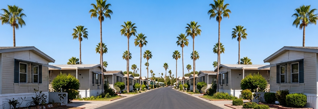Commercial Real Estate California mobile home park and manufactured housing investment property